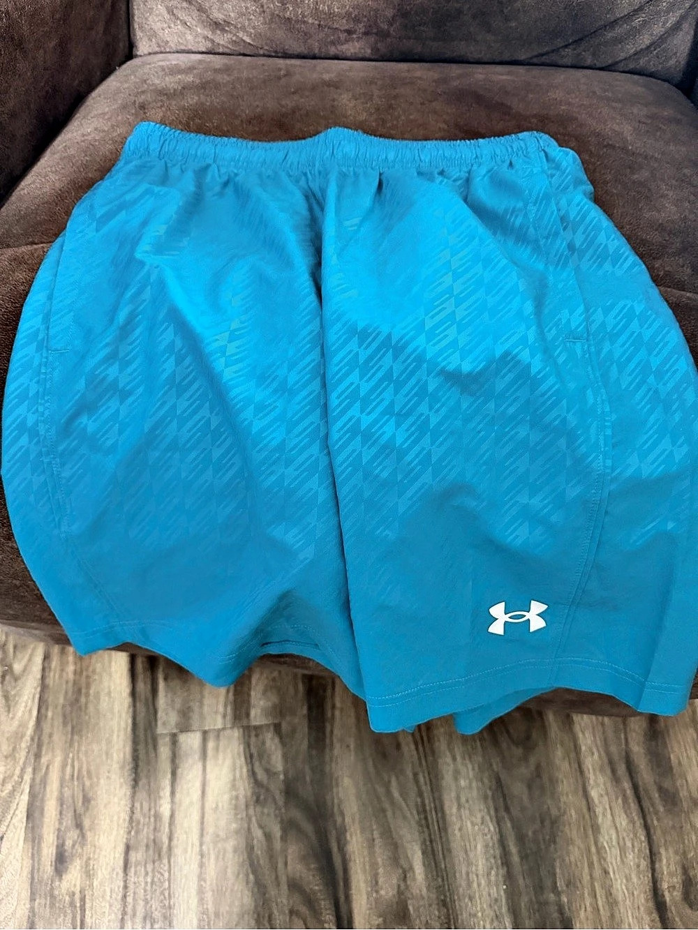Under Armour UA JD Woven Emboss Shorts Blue Small